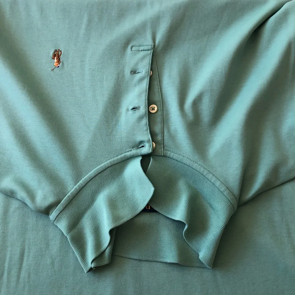 Polo by Ralph Lauren Men's Size XXL Sage Green Polo Shirt Classic-Fit Golf